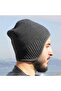 2 Pieces Winter Beanie with Fleece Inside and Headphones Cp181Dk - 3