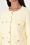 Women's Lemon Knitted Jacket 50300748-Vr035 - 7