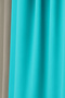 Luna Series Velvet Textured Pleatless Background Curtain - Turquoise - 5