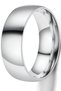 Unisex 8mm Wide Cambered Men Women Steel Wedding Band Ring Cl19