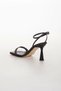 Women's Stylish Double Heel 9 cm Thin Heeled Shoes - 3