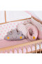 Crib Excluded-60X120 Baby Sleeping Set - Cotton, Pillow+Quilt+Tulle Newborn Compatible Cotton Fabric - 2