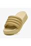 Karmen Slide Puffy Aqua Women's Beige Slippers - 5