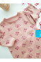 Baby Girl 3-Piece Printed Romper Set |   Full Length Long Sleeve 100% Cotton Baby Rompers with Booties - 2