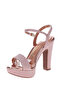 Vizzano Ladies High Heel Sandals Rose Gold | Made In Brazil - 2