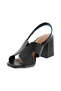 Ladies High Heel Sandals Black | Made In Brazil - 2