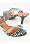 Vizzano Ladies High Heel Sandals Dim Black/White 99 / Black 01 | Made In Brazil - 5
