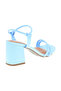 Ladies High Heel Sandals Blue | Made In Brazil - 3