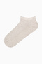 Multiple Pattern Beige 5 Pack Booties Socks - 5