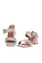 Vizzano Ladies High Heel Sandals Grey | Made In Brazil - 4