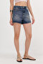 High Waist Denim Shorts Ş763-Pnd - 6