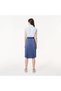 Women’S Fashion Show Edition Belted Pleated Skirt Blue (Limited Edition) - 4