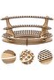 DIY wooden pen holder / desktop organizer / makeup brushes / office organizers organization - 2