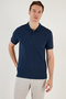 Cotton Regular Fit Buttoned 3 Pack Polo Neck t Shirts Men's Polo Neck t Shirt 5902739S3 - 2
