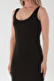Basic Thick Strap Modal Dress - 7