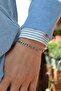 Steel Mix Chain Bracelet – Paperclip & Snap Model - 3