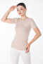 Short Sleeve T-Shirt Mink - 25768
