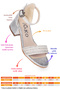 Girl's Silver Jewelled Heeled Sandals - 2