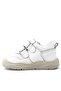 Tbons Special Design Schaggy Genuine Leather White Baby Sneakers - 5