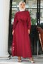 Rochie Bordeaux - 13221 - 3