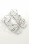 Mi̇a026-1512 Women's Stoned Evening Dress Daily-Wedding-Leisure-Silver Holiday Slippers - 3