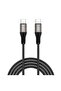 USB-C to USB-C Cable, 1.2 Metre, 60W Fast Charging, Braided Nylon Cord - DC-51A- Black - 4