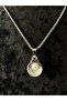 Silver Women's Pearl Mussel Necklace - 2