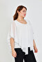 Women's Blouse with Rhinestones Chiffon Plus Size - Stylish and Modern Design - 2