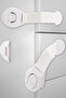 10-Pack White Baby & Child Drawer Lock No Drilling Required, Cabinet & Drawer Safety Lock - 4