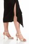 Women's stylish front buckle thin heeled shoes - 3