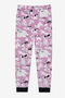 Girl's Dog Family Pink Pajama Set - 3