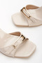 Women's stylish front buckle thin heeled shoes - 5