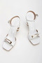 Women's Stylish Front Buckle Thin Heeled Shoes - 2