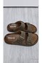 Men's Orthopedic Daily Non-Slip Sole Soft Leather Buckle Stylish Comfortable Home and Outdoor Slippers - 2