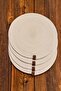 Cream Color 4-Piece Cotton Thread American Service Set (Supla)