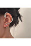Medusa - Silver Snake Ear Top Silver Silver Color Earrings (for Left Ear) - 3