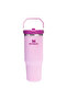 The Iceflow ™   Flip Straw Tumbler 30 oz |   Cherry Blossom Thermos Cup with Straw 0.89 Liter