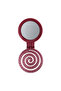 Beauty Makaron Metallic Hair Brush - 3D Flexible, Mirrored, Purse Size - Compact Detangler - 4