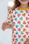 0.3 Tog Summer Children's Pajama Set - Colorful Heart Pattern - 5