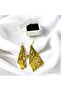 Women's Earring for Non-Perforated Ear with Metal Fabric Clip