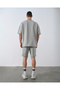 Ανδρικό μπλουζάκι με λαιμόκοψη oversized Basic - 4