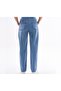 Pregnancy Stretchy Belly-Banded Adjustable-Waist Mom Fit Jeans Blue - 4