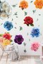 Colorful Peonies Premium Wall Sticker Set - 2