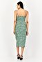 Women Floral Print Belted Wrap Dress, Multicolor - 4
