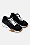 Women Lace Up Casual Shoes, Black