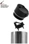 Insulated Coffee - Black Travel Mug Gemstone Obsidian - 4