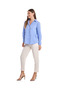 Solid Shirt with Classic Collar and Long Sleeves - 4