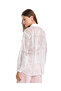 Embroidered Shirt with Classic Collar and Bishop Sleeves - 3