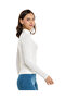 Ribbed Top with High Neck and Long Sleeves - 2