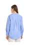 Solid Shirt with Classic Collar and Long Sleeves - 3